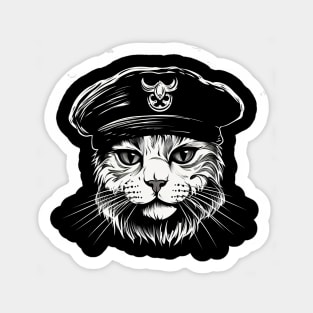 Pirate Cat: Whimsical Feline Adventure Awaits Sticker